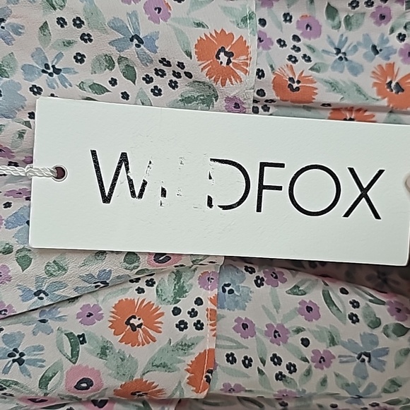 5/25 ❤️ WILDFOX Stella One Shoulder Abstract Floral Mini Dress - Picture 2 of 3